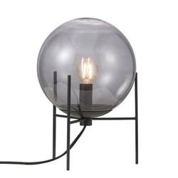Alton 20 table lamp black smoked glass E14 20 cm diameter
