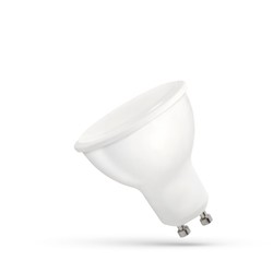 Foco LED GU10 4W regulable - 310 lúmenes, 4000K, vidrio lechoso