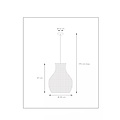 Soothing and natural hanging lamp 35 cm Ø E27 rattan