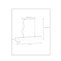 Pendelleuchte im skandinavischen Look 5xE14 Holz mit Beton