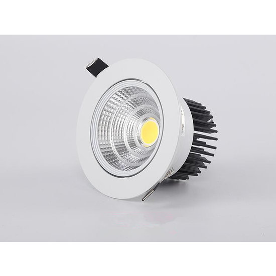 LED inbouwarmatuur 10W diameter 110 mm en 95mm zaagmaat