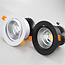 LED inbouwarmatuur 10W diameter 110 mm en 95mm zaagmaat