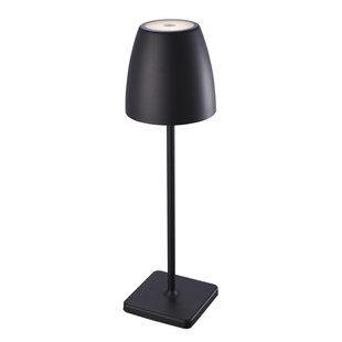 Fantasia INA rechargeable table lamp outdoor, black, dimmable