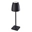 Black table lamp outdoor touch USB charging and 3 steps dimmable
