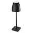 Fantasia INA lampe de table portable et rechargeable en noir, IP54, commande tactile, dimmable en 3 étapes