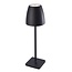 Schwarze Tischlampe Outdoor Touch USB-Aufladung und 3 Stufen dimmbar