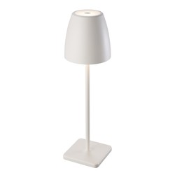 Fantasia Ina wiederaufladbare Tischlampe weiß IP54