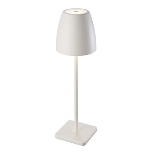 White table lamp outdoor touch USB charging and 3 steps dimmable