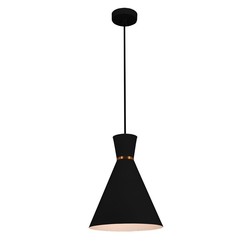 Hanging lamp above dining table 320mm H design cone E27 fitting