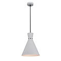 Fantasia Trendy pendant lamp in copper – conical plastic shade, 25 cm diameter, height adjustable up to 154.5 cm, E27 fitting