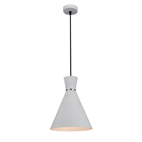 Fantasia Trendy pendant lamp in copper – conical plastic shade, 25 cm diameter, height adjustable up to 154.5 cm, E27 fitting