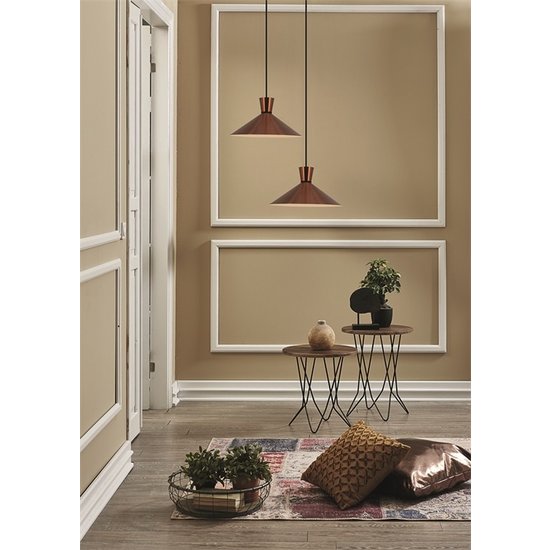 Hanglamp boven eettafel 210mm H design kegel E27 fitting