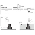 Small recessed spot IP67 diameter 42mm IP67 dimmable stainless steel 10 to 30V