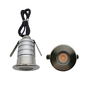 Kleiner Einbaustrahler IP67 Durchmesser 42mm IP67 dimmbar Edelstahl 10 bis 30V