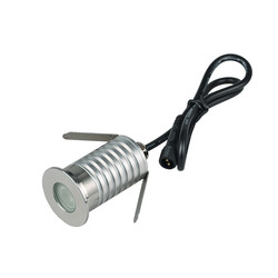 Petit spot encastrable IP67 diamètre 35mm IP67 dimmable inox 10 à 30Vdc