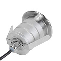 Kleiner Einbaustrahler IP67, Durchmesser 48 mm, IP67 10 bis 30 V, Weitwinkel 90°