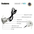 Small recessed spot IP67 diameter 35mm IP67 10 to 30V narrow angle 30°