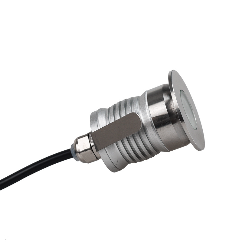 Tiny LED Spotlight - 1 Watt High Power LED - 1 Diameter - 100 Lumen -  Waterproof - Cool White - 10 to 30VDC