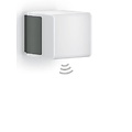 Square LED outdoor lamp with motion detector
