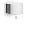 Square LED outdoor lamp with motion detector