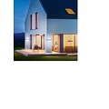 Square LED outdoor lamp with motion detector