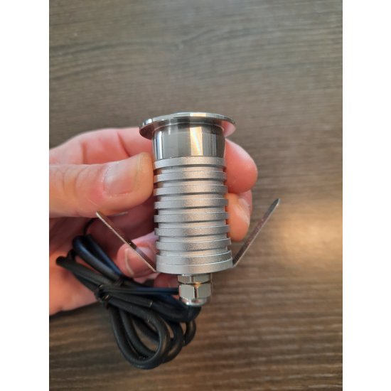 Foco empotrable pequeño IP67 diámetro 35mm IP67 regulable acero inoxidable 10 a 30Vdc