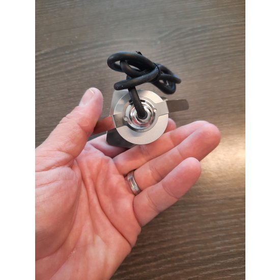 Mini vierkante inox inbouwspot IP67 diameter 45mm IP67 van 10 tot 30Vdc