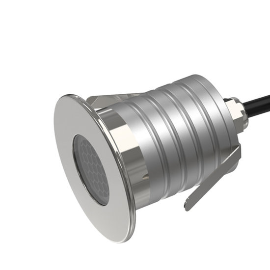 Anti-glare recessed spot IP67 honeycomb 10 to 30V dc 3W