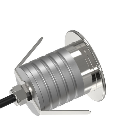 Anti-verblindende inbouwspot IP67 honingraat 10 tot 30V dc 3W