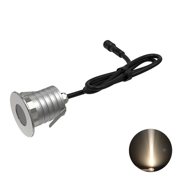 Wasserdichter Einbaustrahler IP67 mit Akzentuierung von 10 bis 30 V Gleichstrom, 3 W