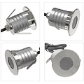 Waterdichte inbouwspot IP67 accentuerend 10 tot 30V dc 3W
