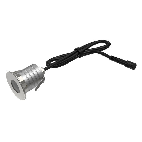 Wasserdichter Einbaustrahler IP67 asymmetrisch 10 bis 30V DC 3W