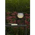 Crinoline table lamp outdoor black