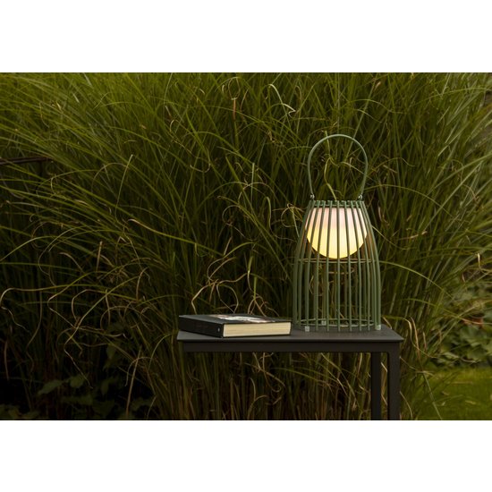 Crinoline table lamp outdoor 17.5 cm Ø green