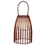 Lampe de table Crinoline extérieur 17,5 cm Ø marron rouille