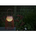 Crinoline table lamp outdoor 17.5 cm Ø rust brown