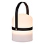 Handy spring and summer outdoor table lamp 10 cm Ø black strap