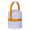 Handy spring and summer outdoor table lamp 10 cm Ø brown strap