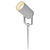 Spot de sol directionnel blanc moderne GU10 avec piquet de sol