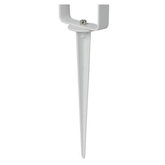 Modern white directional ground spotlight GU10 with ground picket