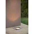 Modeste beau spot de sol extérieur chrome mat 10,8 cm