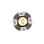 Outdoor round ground spot IP67 10.8 cm matt chrome