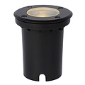 Outdoor round ground spot IP67 10.8 cm matt chrome
