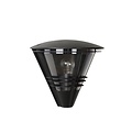 Veelzijdig moderne wandlamp buiten E27 IP44 zwart