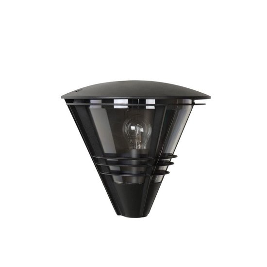 Veelzijdig moderne wandlamp buiten E27 IP44 zwart