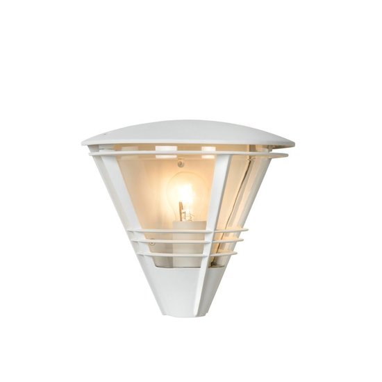 Veelzijdig moderne wandlamp buiten wit IP44