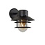 Rural, stylish with vintage look outdoor wall lamp 21.8 cm black