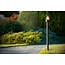 Stylish rural look lamppost outside 21.8 cm Ø black