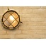 Classic refined design wall lamp outdoor 25 cm Ø matt gold/brass