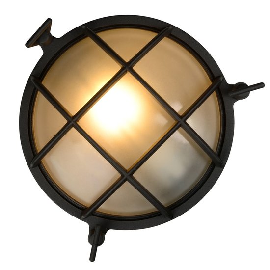Lampe de bateau classique avec un design raffiné à l'extérieur noir